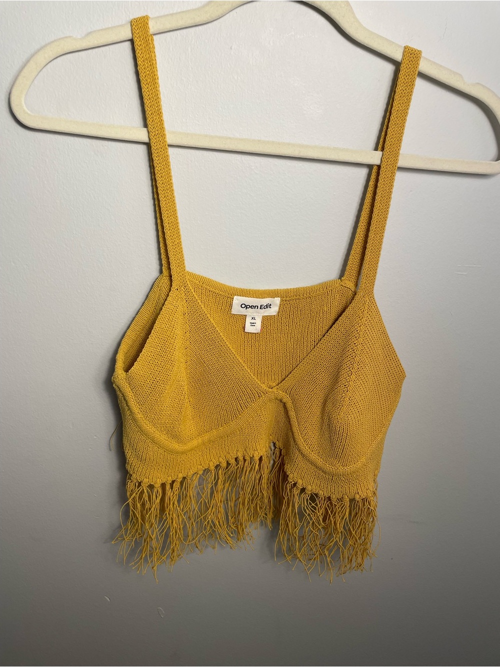 Sweater Fringe Bralette